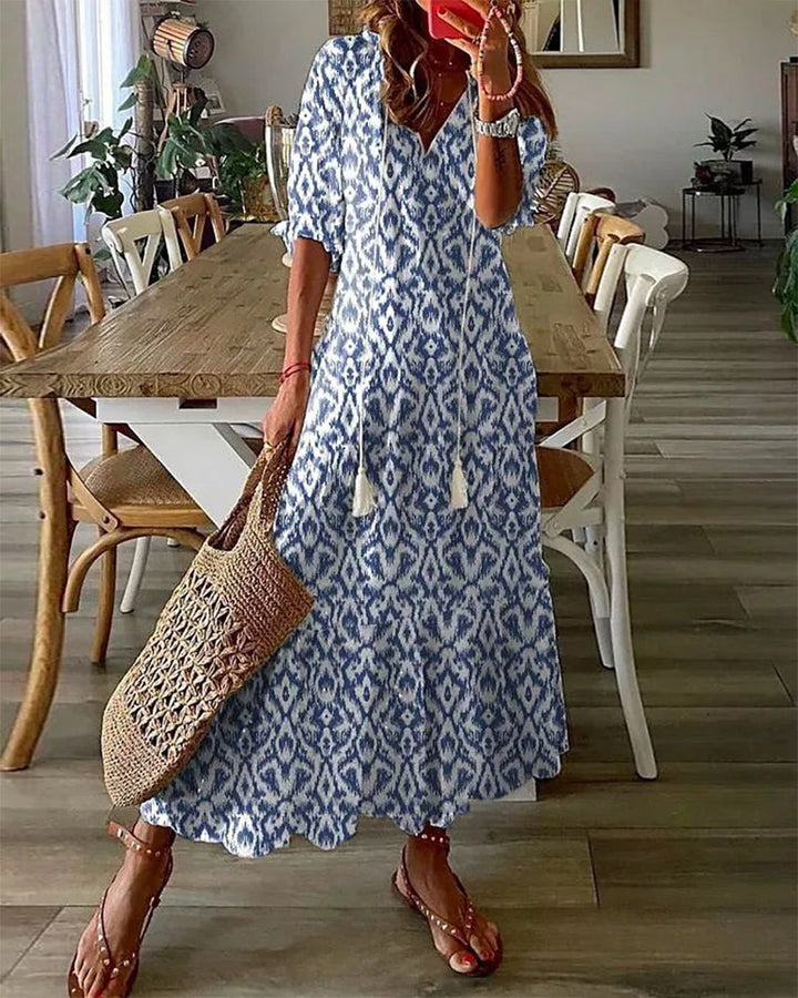 Béatrice™ | Elegant A-formet Boheme Kjole