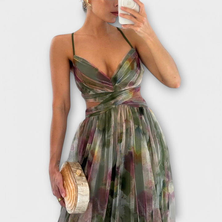 ANNAI™ MESH MAXIKJOL | Elegant og figurskabende pasform
