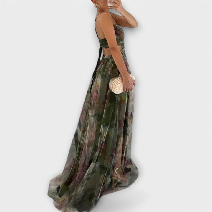 ANNAI™ MESH MAXIKJOL | Elegant og figurskabende pasform