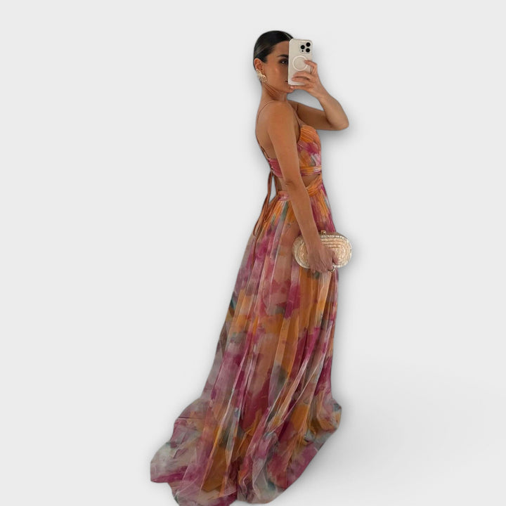 ANNAI™ MESH MAXIKJOL | Elegant og figurskabende pasform