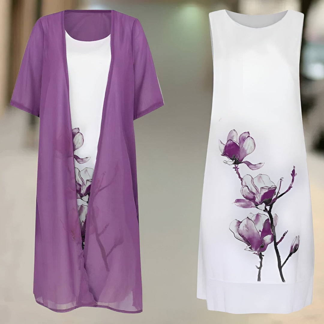 LARISSA™ KJOLE | Sommerlig elegance med gratis cardigan