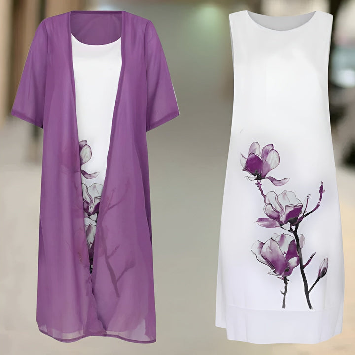 LARISSA™ KJOLE | Sommerlig elegance med gratis cardigan