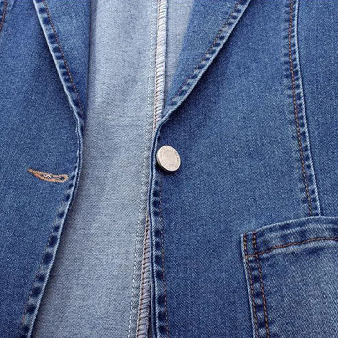 Bente | Stilfuld Denimblazer til Kvinder