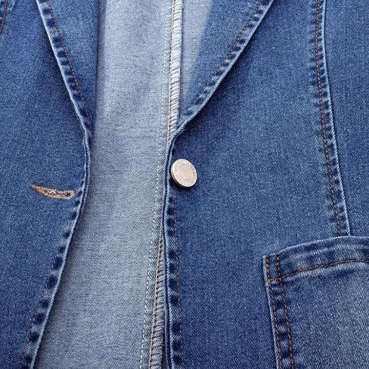 Bente | Stilfuld Denimblazer til Kvinder