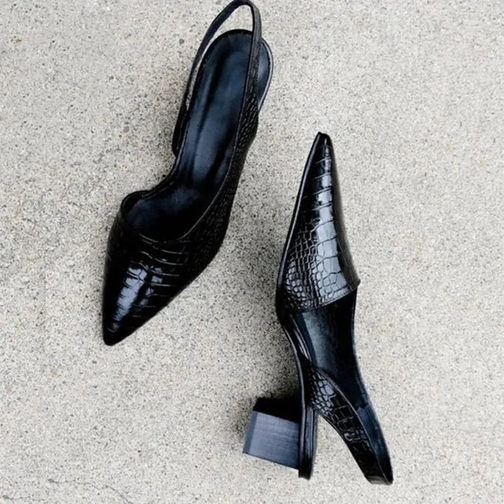 Pernille | Spidstået Slingback Pumps