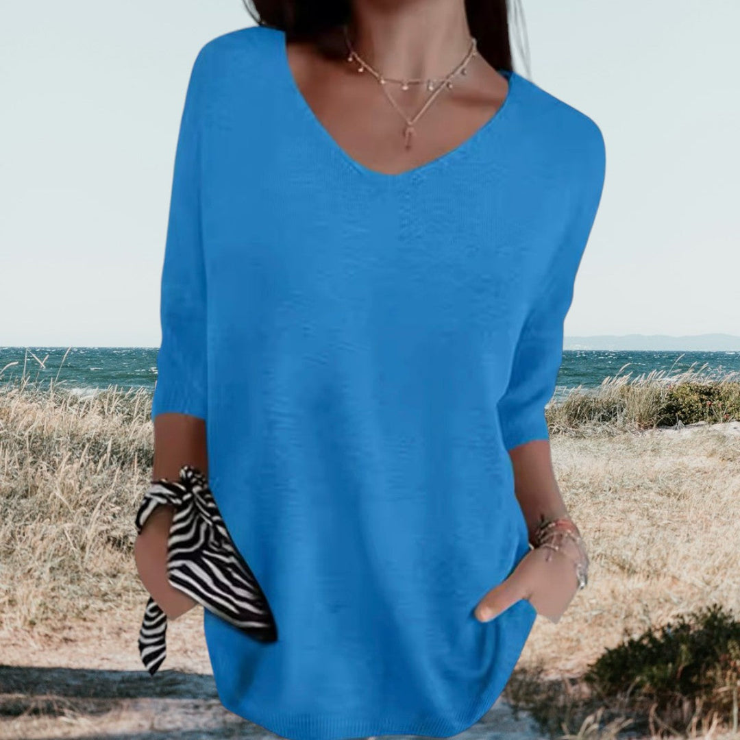 Nena | Stilfuld V-Hals Casual Top