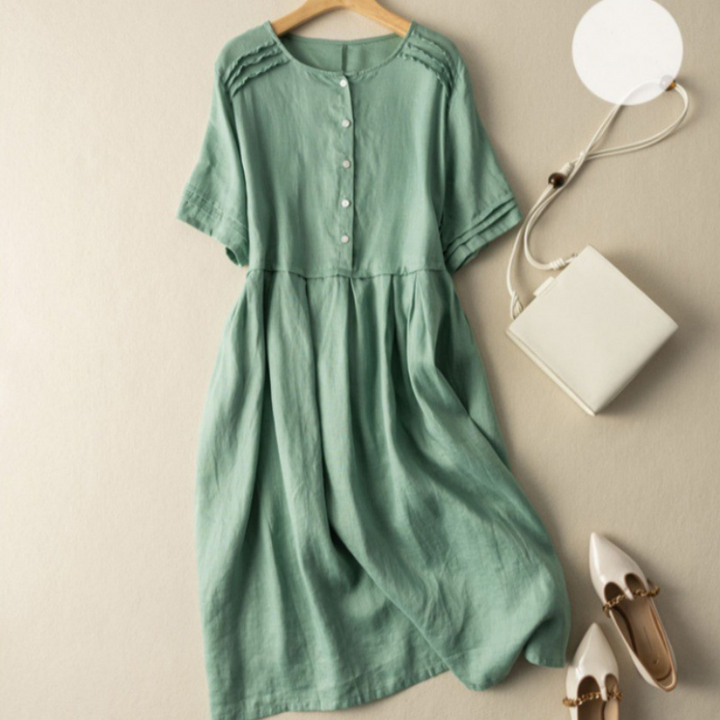 Lexi – Skjorte Kjole i Retro Stil