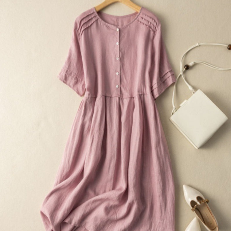 Lexi – Skjorte Kjole i Retro Stil