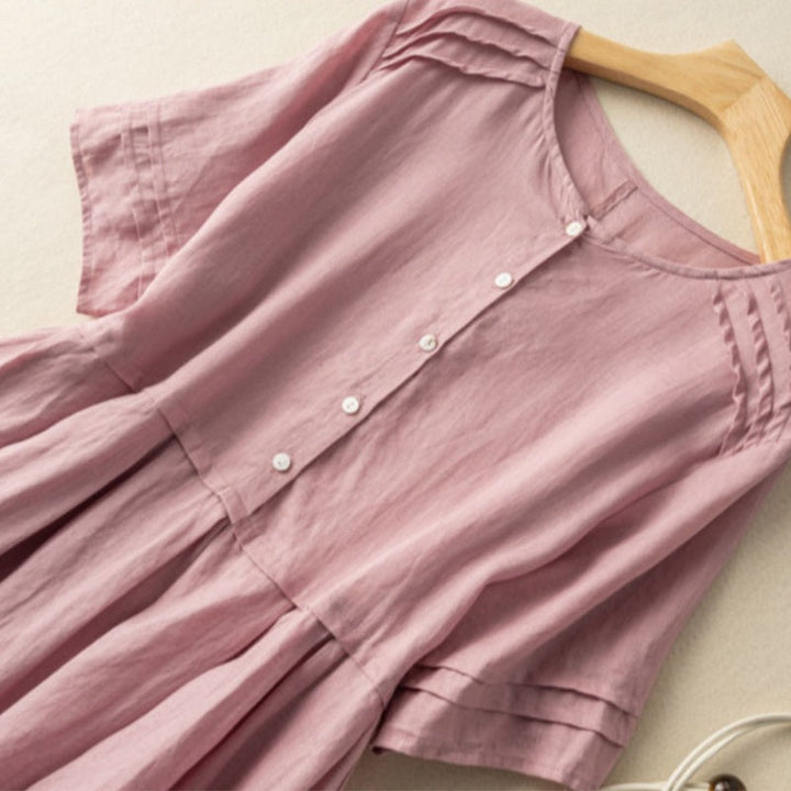 Lexi – Skjorte Kjole i Retro Stil