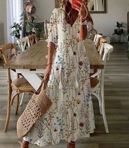 Béatrice™ | Elegant A-formet Boheme Kjole