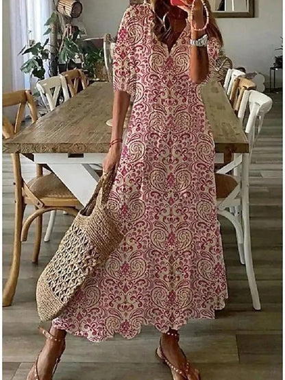 Béatrice™ | Elegant A-formet Boheme Kjole